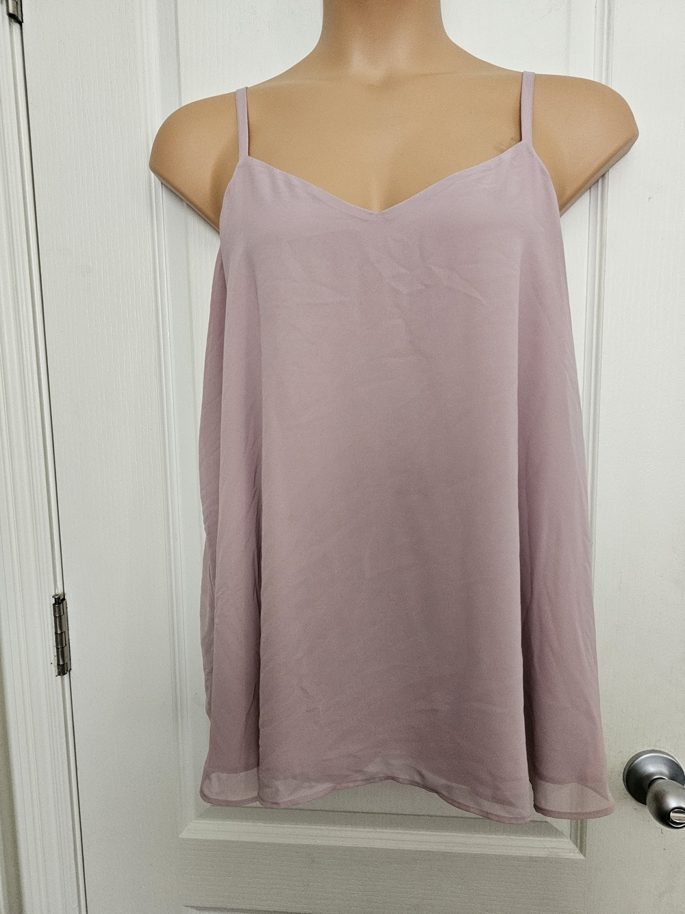 Torrid Sz 2 Dusty Mauve V-Neck Adjustable Strap Camisole - Picture 10 of 10